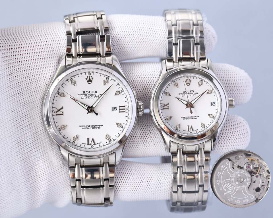 Rolex Classic Couples   Watch Wristwatch! NEW!  8    Swarovski kite diamonds with Roman studs! Makes it clearer and easier for you to read the time! Double-bib sapphire anti-scratch mirror!   built-in original imported 8