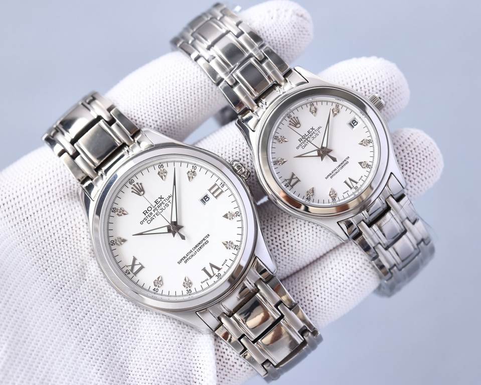 Rolex Classic Couples   Watch Wristwatch! NEW!  8    Swarovski kite diamonds with Roman studs! Makes it clearer and easier for you to read the time! Double-bib sapphire anti-scratch mirror!   built-in original imported 8