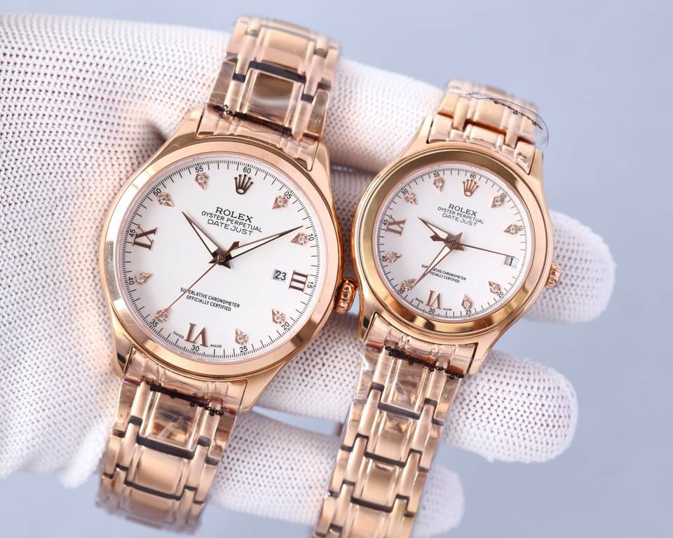 Rolex Classic Couples   Watch Wristwatch! NEW!  8    Swarovski kite diamonds with Roman studs! Makes it clearer and easier for you to read the time! Double-bib sapphire anti-scratch mirror!   built-in original imported 8