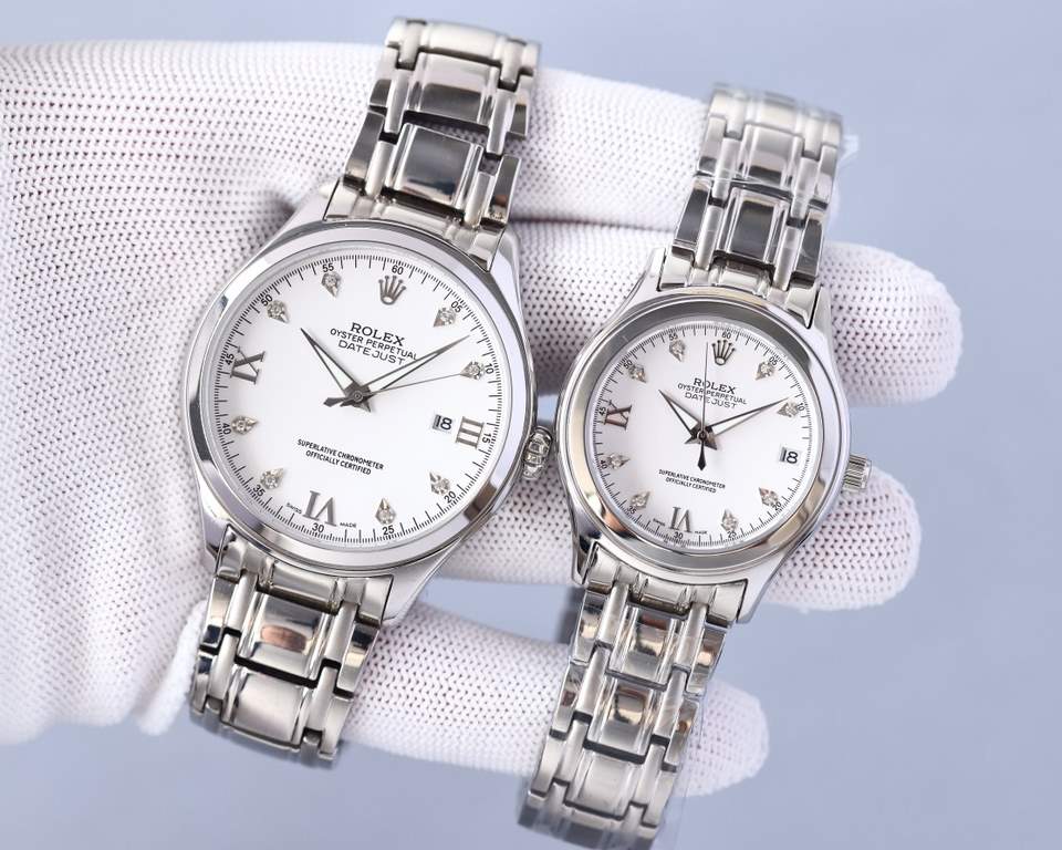 Rolex Classic Couples   Watch Wristwatch! NEW!  8    Swarovski kite diamonds with Roman studs! Makes it clearer and easier for you to read the time! Double-bib sapphire anti-scratch mirror!   built-in original imported 8