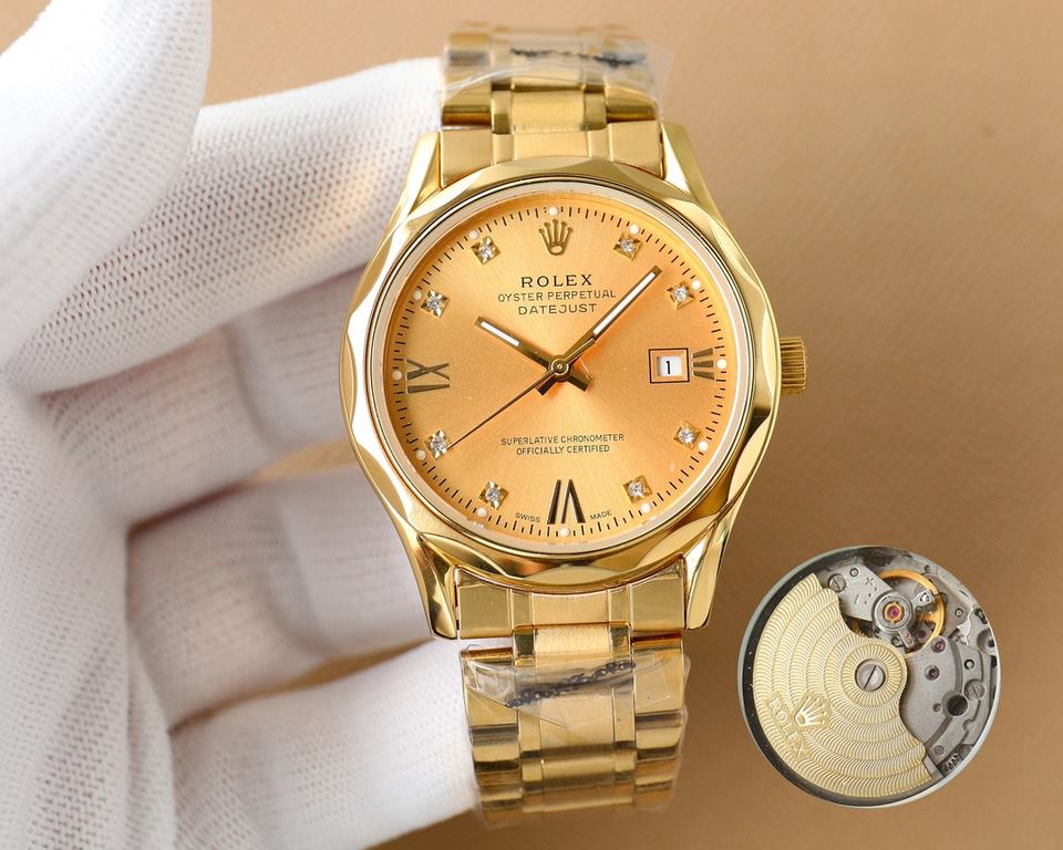 [Five-star   Recommended] New Rolex Business Series, the entire watch is made of 316L steel, the dial is fine grinding sun pattern, so you can read the time more clearly! High-grade atmosphere! 316L steel to create Xin p