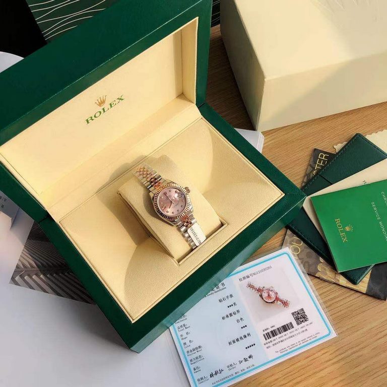 With box Support Hong Kong, the United States direct mailRolex Women's Logotype 28㎜ Log Series, Women's Logotype Oyster case is a model of solid elegance and perfect proportion, using 316L stainless steel to forge stainl