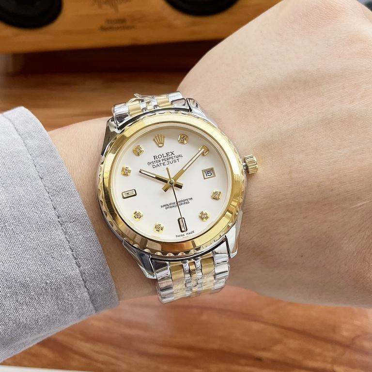 Same. Rolex Rolex boutique men's watches, classic three-hand design, noble atmosphere, gentleman style, excellent quality, hot sale all over the city. Using imported Citizen mechanical movement, top 316 steel case, impor