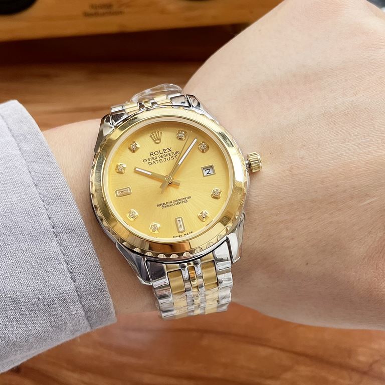 Same. Rolex Rolex boutique men's watches, classic three-hand design, noble atmosphere, gentleman style, excellent quality, hot sale all over the city. Using imported Citizen mechanical movement, top 316 steel case, impor