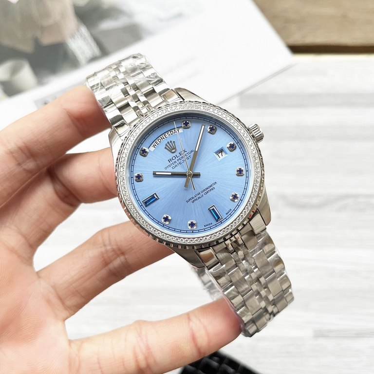 . New Rolex      Boutique men's watches, multi-functional design, noble atmosphere, gentleman style, excellent quality, hot sale all over the city. Adopt 82S7 movement, top-grade 316 stainless steel case bracelet, sapphi