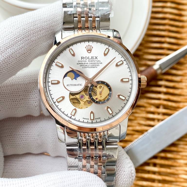 Rolex-ROLEX  multifunctional design, noble atmosphere, gentleman style, excellent quality, hot sale all over the city. Using imported Citizen mechanical movement, top 316 stainless steel case, sapphire glass mirror, diam