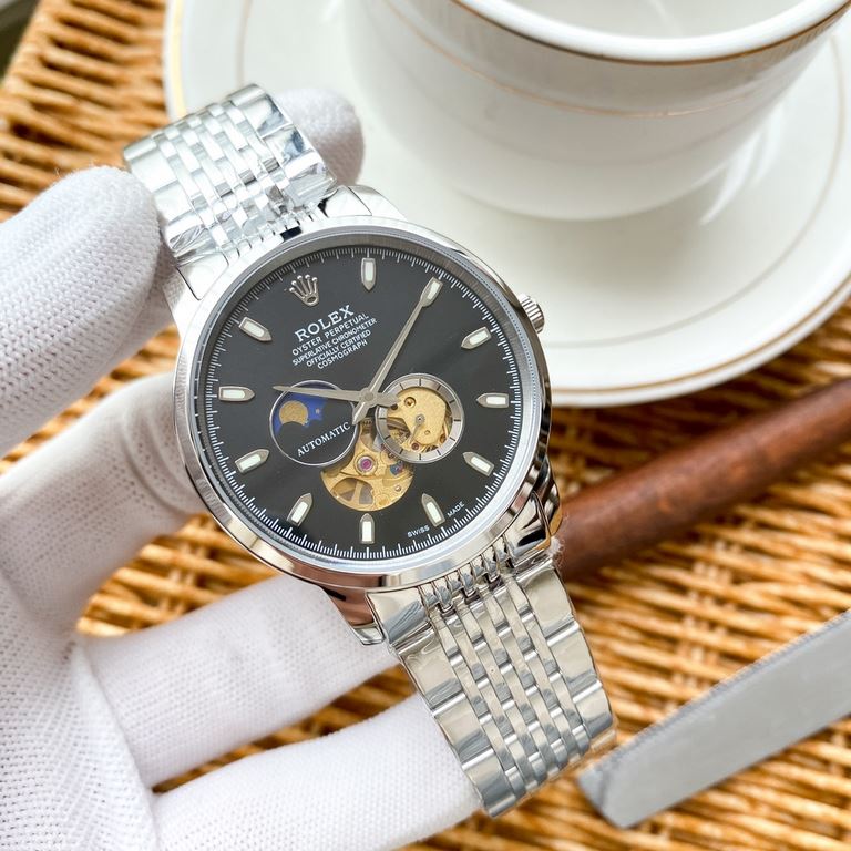 Rolex-ROLEX  multifunctional design, noble atmosphere, gentleman style, excellent quality, hot sale all over the city. Using imported Citizen mechanical movement, top 316 stainless steel case, sapphire glass mirror, diam