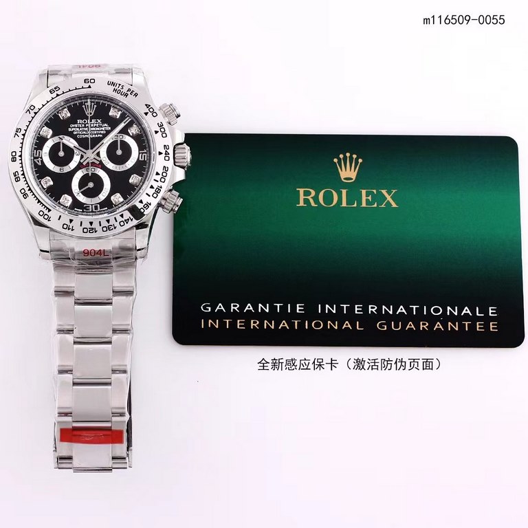 NF factory to strong production   Rolex top version m116509-0055 black diskEquipped with NFC induction anti-counterfeiting function, can be read by cell phone induction, card, official website, dial inner shadow code thr