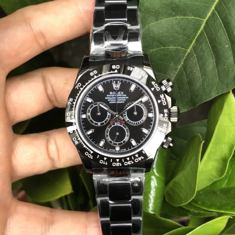 Exclusive  2  gear 7750 movement, no calendar gap!PCP Factory Rolex Daytona modified black customized version, Dandong movement timing stability, the entire table of the highest domestic specifications of high hardness c