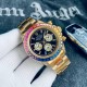 BrandRolex Rainbow Di  seriesRainbow  Ditonner series   style classic three-eye six-hand design, atmospheric fashion Strap316 steelItaly imported rubber strap  case cover 316 steel production of artisan craftsmanship  Mi