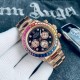 BrandRolex Rainbow Di  seriesRainbow  Ditonner series   style classic three-eye six-hand design, atmospheric fashion Strap316 steelItaly imported rubber strap  case cover 316 steel production of artisan craftsmanship  Mi