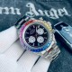 BrandRolex Rainbow Di  seriesRainbow  Ditonner series   style classic three-eye six-hand design, atmospheric fashion Strap316 steelItaly imported rubber strap  case cover 316 steel production of artisan craftsmanship  Mi