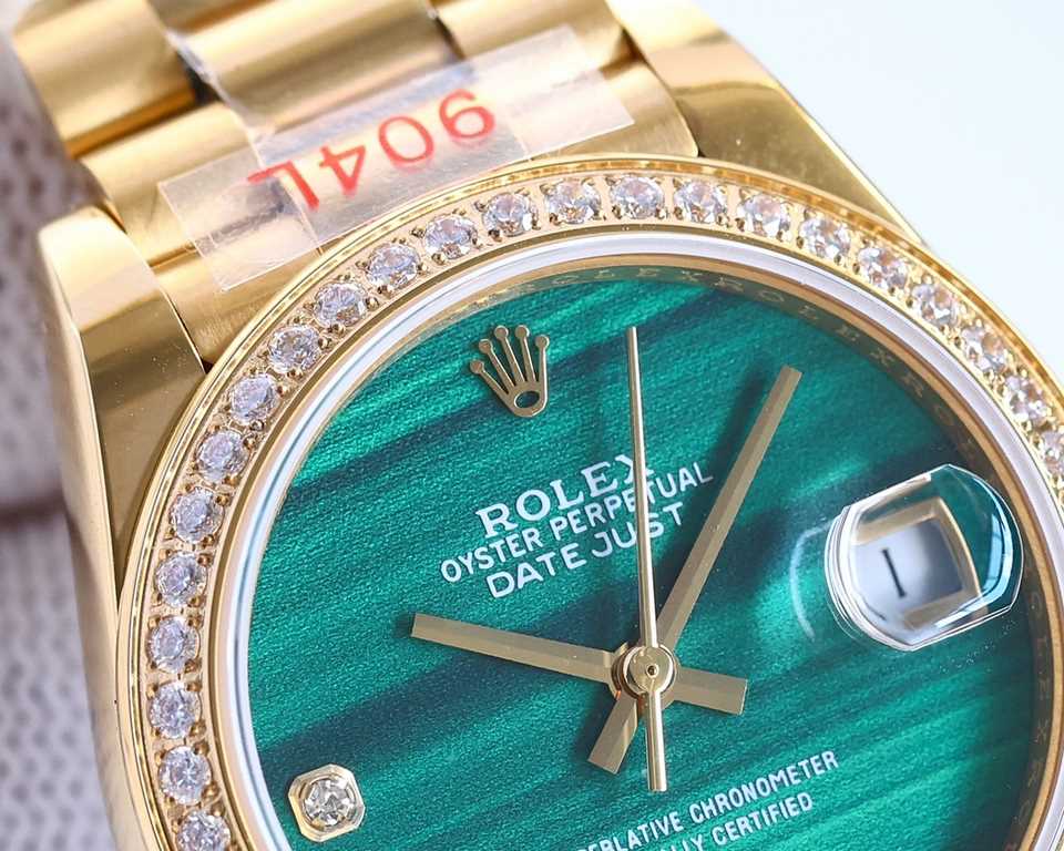 Taiwan factory upgraded version   the opening of the year masterpiece non-market quality original molding the highest version of the market Rolex Rolex log type series full of stars with diamonds mechanical men's watches