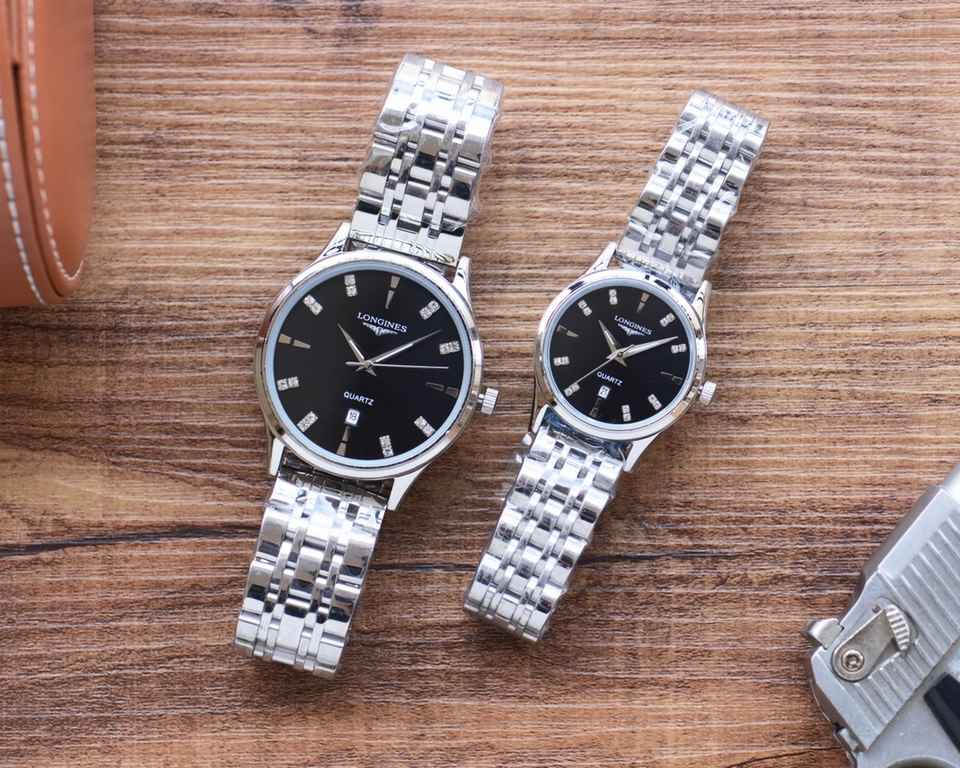 Longines   Couple's Pair Watches Original imported quartz movement Mineral glass mirror 316L steel case Diameter Men 40mm Women 30mm Thick 8mm   If the sun   stops its dazzling light today. Then a smile from you will lig