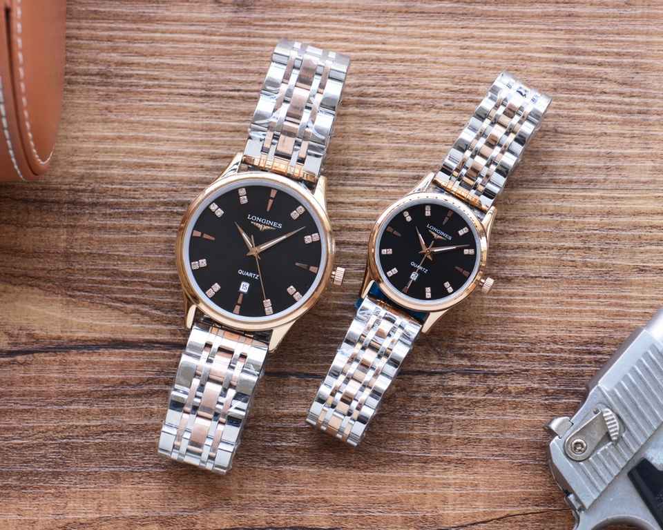 Longines   Couple's Pair Watches Original imported quartz movement Mineral glass mirror 316L steel case Diameter Men 40mm Women 30mm Thick 8mm   If the sun   stops its dazzling light today. Then a smile from you will lig