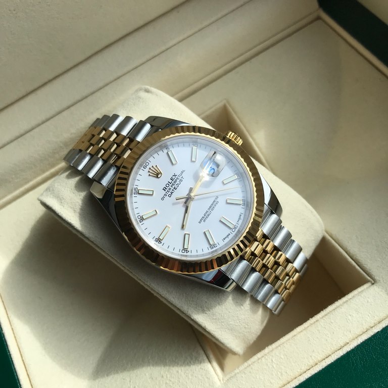 Wholesale box support Hong Kong, the United States direct mailRolex Rolex Logotype series men's watches, special channel bull goods! Dial size 41mm, equipped with Rolex Log original 3235 automatic mechanical movement, sc