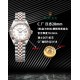 Factory CleanC - The perfect combination of white gold and 904L steel - Rolex Logbook 28mmThe classic timepiece designed specifically for women, the combination of technology and aesthetics live up to expectations, this 