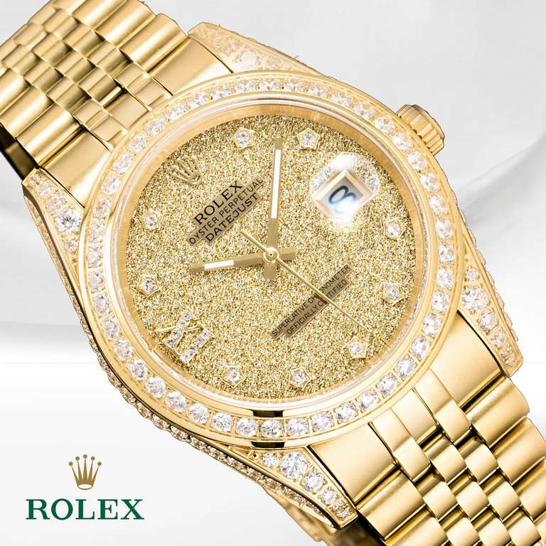 top match high-end quality! Inlay technology is not easy to drop diamonds (within 5 years of the fall of diamonds free inlay) Rolex (full diamond shell, full of stars series of top version) original mold, (I struggle for