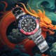 Year of the Dragon   BLACK new listing Rolex BLACK official customized version of the Greenwich REVENGE (Milgauss Revenge) limited edition on sale New DLC black plating process   anti-fingerprint coating one-piece bi-dir