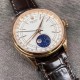 UU Factory2021 latest masterpiecesuper copy !V2 version of the Rolex Cellini m50535-0002 Moonphase in 18ct Eternal Rose Gold!Watch size 39 x 11.81. Exclusive customized Cal.3195 original movement, the function to do the 