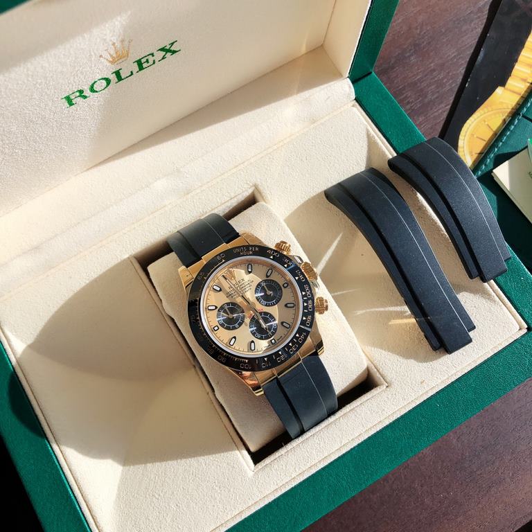 Wholesale box Support Hong Kong, U.S. direct mailROLEX-Rolex Daytona series. A masterpiece of artisanal craftsmanship. Each watch is strictly tested and equipped with super stable 4130 movement. One-position time adjustm