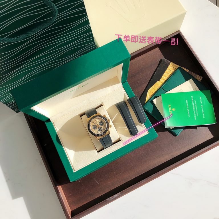 Wholesale box Support Hong Kong, U.S. direct mailROLEX-Rolex Daytona series. A masterpiece of artisanal craftsmanship. Each watch is strictly tested and equipped with super stable 4130 movement. One-position time adjustm