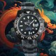 Year of the Dragon   BLACK new listing Rolex BLACK official customized version of the Greenwich REVENGE (Milgauss Revenge) limited edition on sale New DLC black plating process   anti-fingerprint coating one-piece bi-dir