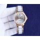 [ROSE][ROSE] Brand Rolex Style New Women's Mechanical Watch Movement Imported Citizen 8215 Mechanical Mirror Imported Sapphire Glass Strap Genuine Cowhide Strap316L Steel Ceramic Strap Size Diameter 34mm Thickness 11mm E