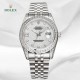 top match high-end quality! Inlay technology is not easy to drop diamonds (within 5 years of the fall of diamonds free inlay) Rolex (full diamond shell, full of stars series of top version) original mold, (I struggle for