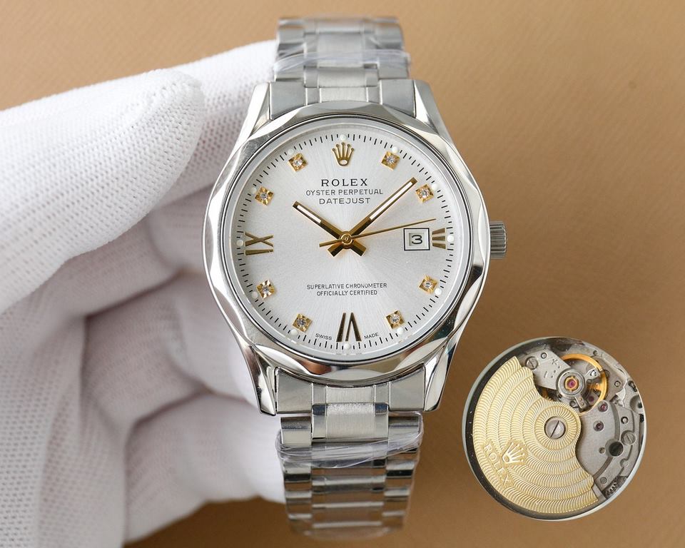 Five-star   Recommended] New Rolex business series, the whole watch is made of 316L steel, the dial is fine grinding sun pattern, so that you can read the time more clearly! High-grade atmosphere! 316L steel to create Xi