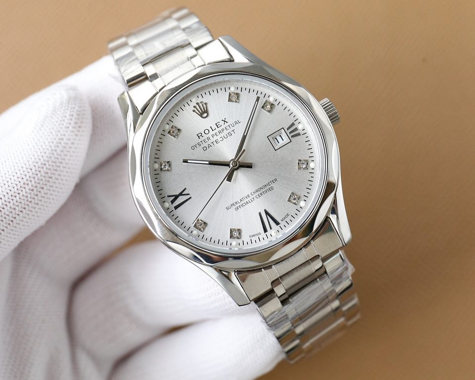 Five-star   Recommended] New Rolex business series, the whole watch is made of 316L steel, the dial is fine grinding sun pattern, so that you can read the time more clearly! High-grade atmosphere! 316L steel to create Xi