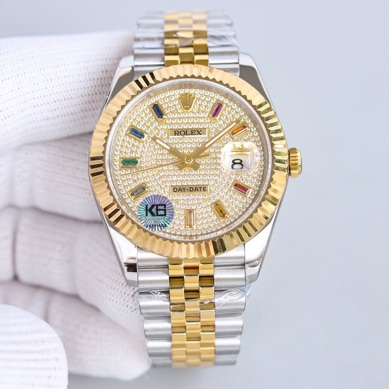 A tribute to a classic. 8 months.The original Rolex Day-Date 41mm.A model of the classic watch.1 Synchronized with the original Tianjin 2824. 72-hour power reserve. Not the market ordinary version.2 Material overall 904 