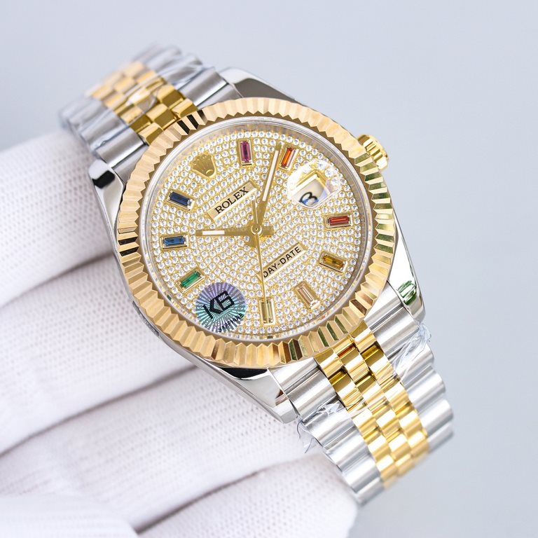 A tribute to a classic. 8 months.The original Rolex Day-Date 41mm.A model of the classic watch.1 Synchronized with the original Tianjin 2824. 72-hour power reserve. Not the market ordinary version.2 Material overall 904 