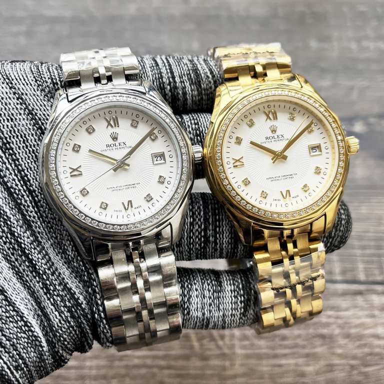 Brand Rolex (three needle new, business and leisure) luxury atmosphere type exquisite men's watches (new) Strap real cowhide strap (comfortable)  361 steel strap (durable) movement imported Citizen movement) Material sap