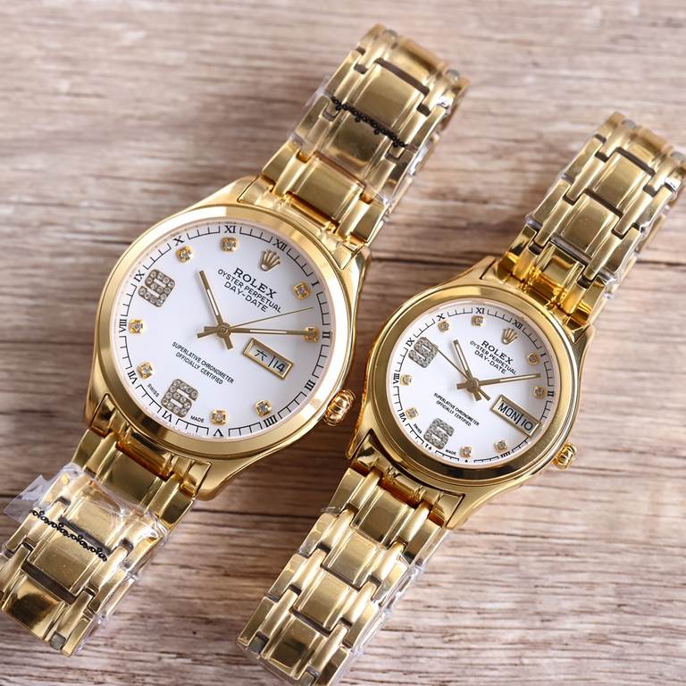 Love at first sight  Bye bye love Latest Rolex    Couple's Model Business Series Couple's Watch Dial 6  9 Position Large Digits Diamonds Delicately sculpted and distinctive! Men's model is available with a 316L steel ban