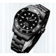 Supreme BLAKEN version! The Supreme Big Ghost King dares to experiment and create a new trend - 44mm diameter!Rolex SEA Overseas Customized Edition - RedBlueBlack is a stunning arrival. Equipped with Seagull 28363135 mov