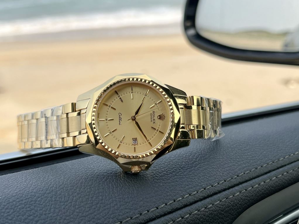 Gold and white same.  The store's main promotional models [2023 latest force   popular models] Rolex ROLEX highest version of senior automatic wristwatch! Men's watches  unique business vintage style, constant charm, hig