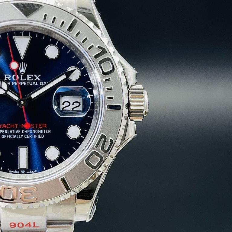 V2 Upgrade The highest version on the market Rolex Lau. Rolex Yacht-Master Super Imported 904L Yacht 40mm Series!1 Strap and case are made of imported 904 steel casting (grinding and polishing of all details are very del