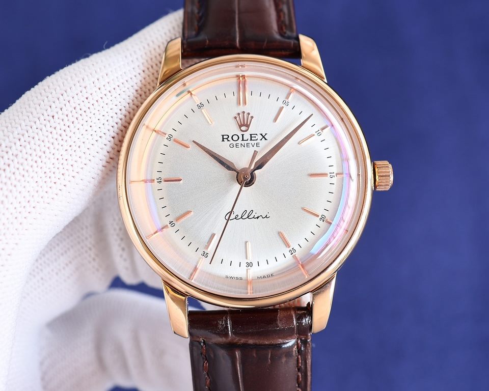 [Rose][Rose]  ROLEX Rolex . Cellini, a men's watch that demonstrates gentlemanly demeanor and is suitable for participating in a variety of activities and occasions The men's watch is equipped with a precise and stable 9