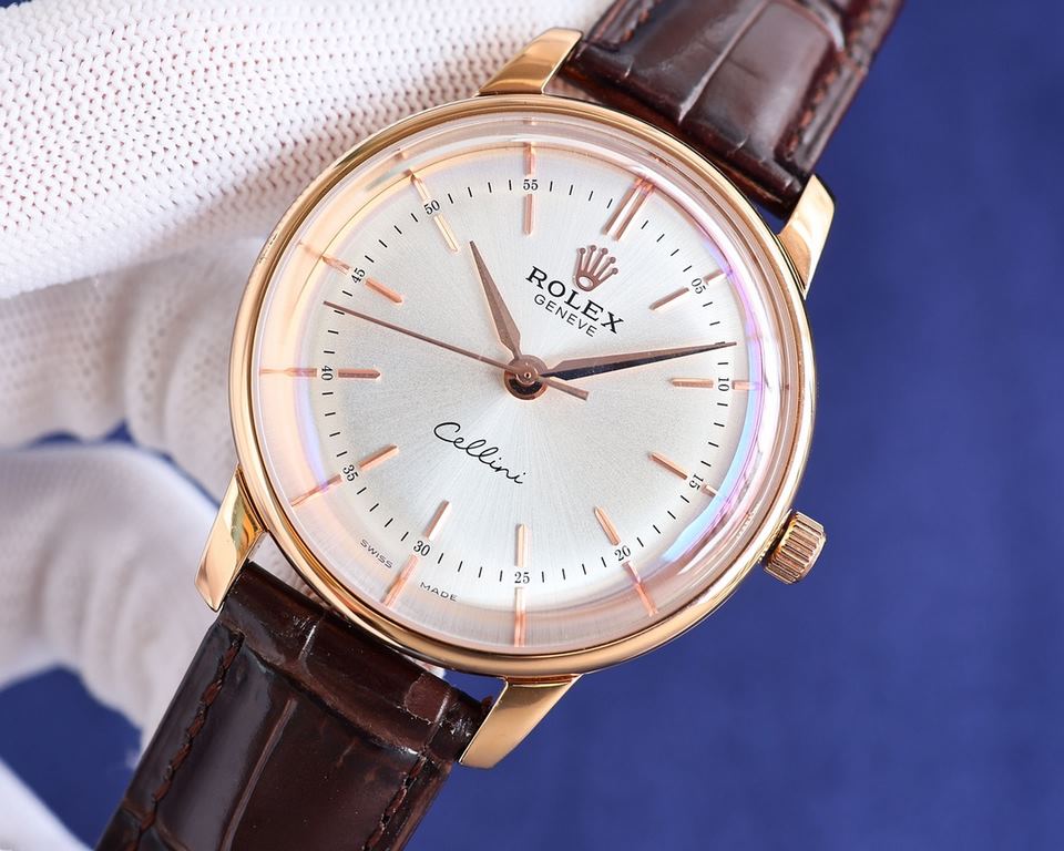 [Rose][Rose]  ROLEX Rolex . Cellini, a men's watch that demonstrates gentlemanly demeanor and is suitable for participating in a variety of activities and occasions The men's watch is equipped with a precise and stable 9