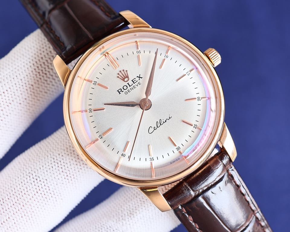 [Rose][Rose]  ROLEX Rolex . Cellini, a men's watch that demonstrates gentlemanly demeanor and is suitable for participating in a variety of activities and occasions The men's watch is equipped with a precise and stable 9