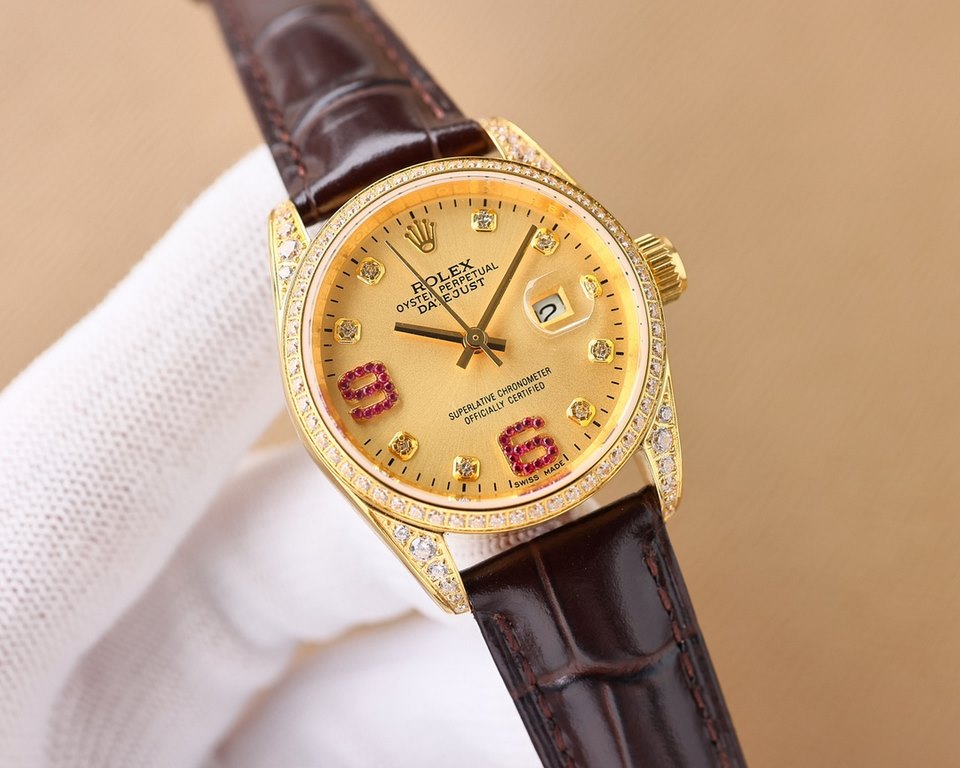 . Rolex log type ROLEX small red book explosion, the best goddess must-have models ......     elegance and beauty of the art of eye-catching eye-catching  equipped with the original imported from Japan NH05 automatic mec