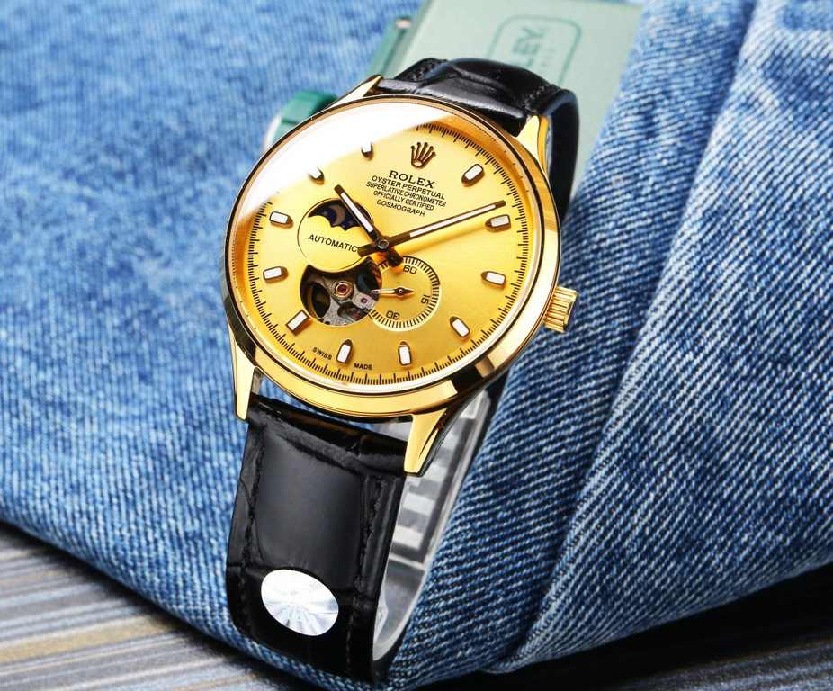 . (This product have been strictly waterproof pressure test, waterproof up to 120 meters  )Rolex, Sun, Moon and Stars series, equipped with the original imported 82S7 movement (0 return 0 after-sales), using super A stee