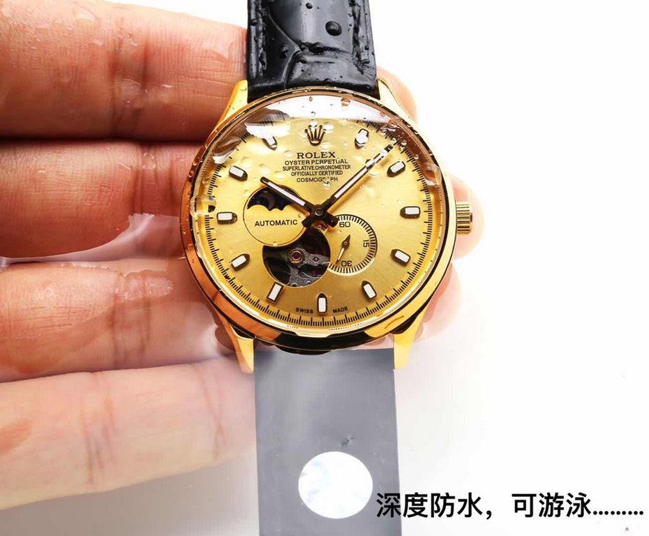 . (This product have been strictly waterproof pressure test, waterproof up to 120 meters  )Rolex, Sun, Moon and Stars series, equipped with the original imported 82S7 movement (0 return 0 after-sales), using super A stee