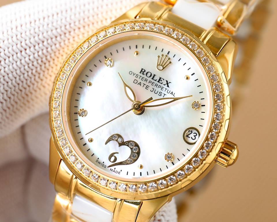 Explosive recommended - interpretation of a hundred changes of the goddess, the best women's models of the year Rolex new ROLEX fashion women's watch simple three hands night time super luminous   unique  3   word positi