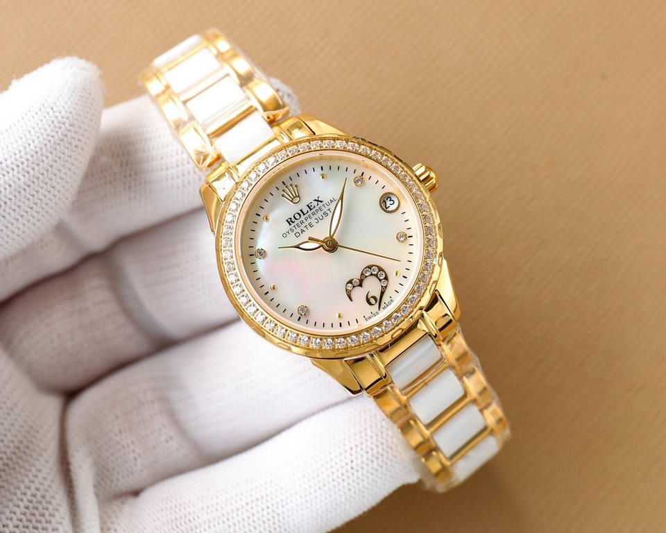 Explosive recommended - interpretation of a hundred changes of the goddess, the best women's models of the year Rolex new ROLEX fashion women's watch simple three hands night time super luminous   unique  3   word positi