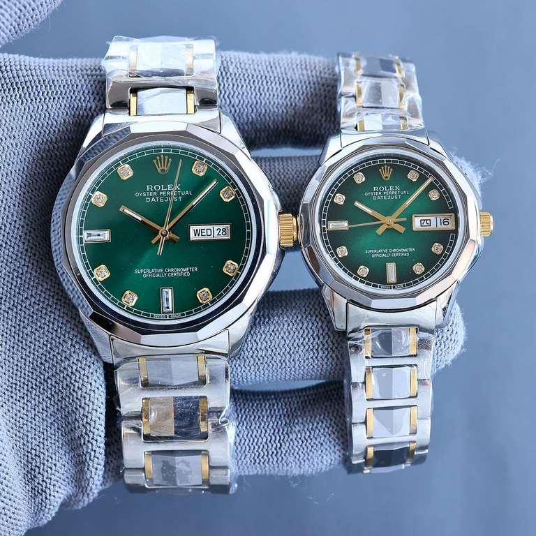 [Brand] Rolex[Type] Couple's watch     [Movement] Japanese mechanical movement 8205Material] 316L steel caseSapphire GlassLeather] steel bracelet tungsten steel bandSize] Diameter 40mm Thickness 12mmCharacteristics] Simp