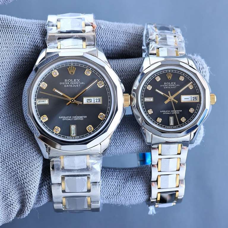 [Brand] Rolex[Type] Couple's watch     [Movement] Japanese mechanical movement 8205Material] 316L steel caseSapphire GlassLeather] steel bracelet tungsten steel bandSize] Diameter 40mm Thickness 12mmCharacteristics] Simp