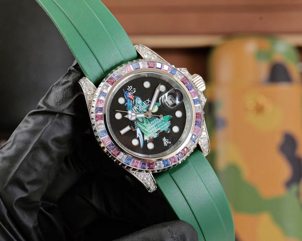 Rolex top plaything poisonous goods, do not like to hit the street watch water ghost you, he is definitely your soulmate. With Rolex's most classic submarine series water ghost as a prototype, after the ring mouth of the