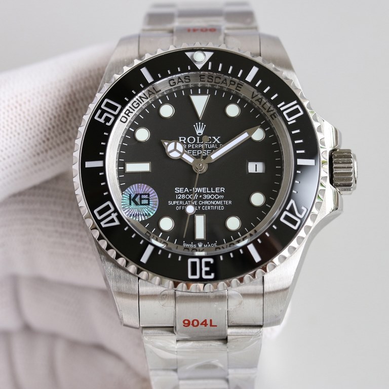 Rolex SEA-DWELLER Ghost King 44mm copy of the essence of the parallel purchasing version of the Ghost King SEA case in stainless steel to reach the same with the genuine, the original process of ceramic bezel mouth, thre